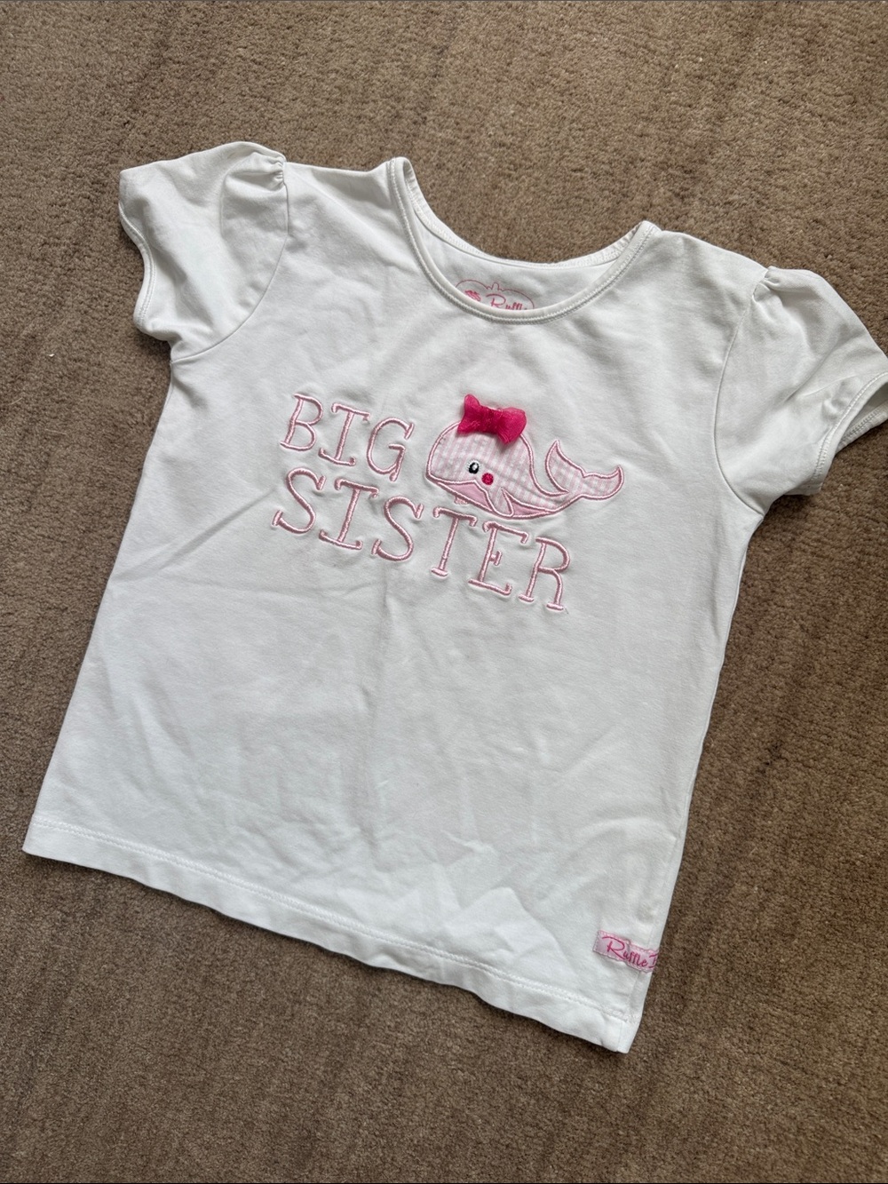4T Big Sister Ruffle butts tee shirt